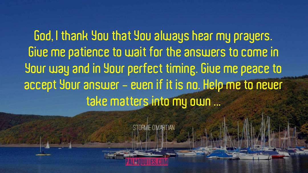 Thank You Sponsor quotes by Stormie O'martian