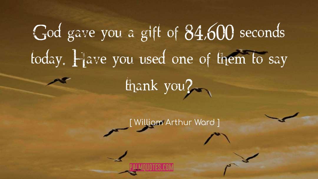 Thank You Sponsor quotes by William Arthur Ward