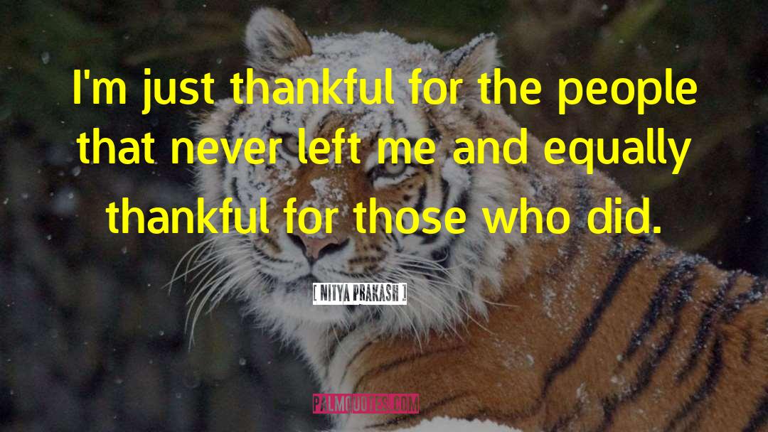 Thankful For My Little Family quotes by Nitya Prakash