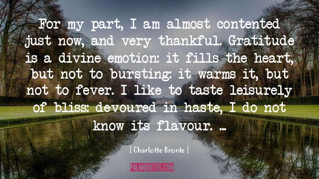 Thankful Gratitude quotes by Charlotte Bronte