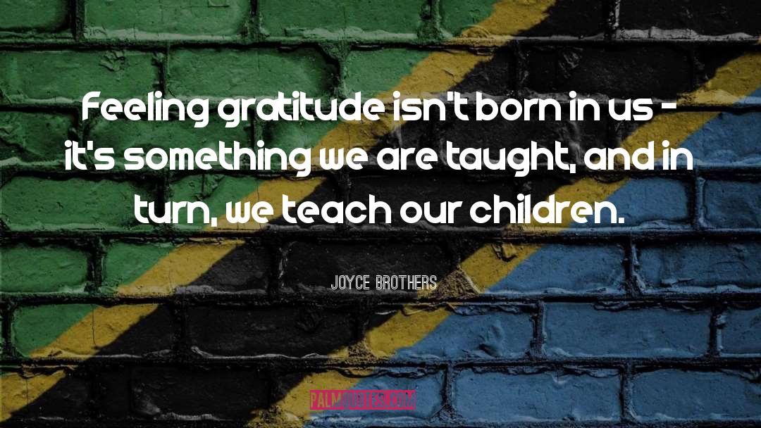 Thankful Gratitude quotes by Joyce Brothers