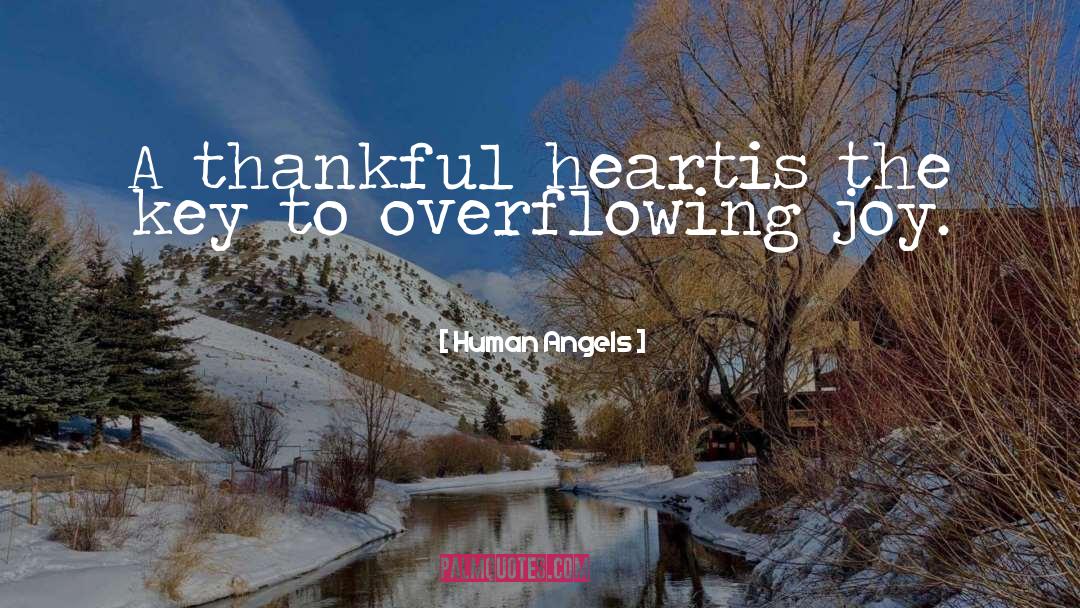 Thankful Heart quotes by Human Angels
