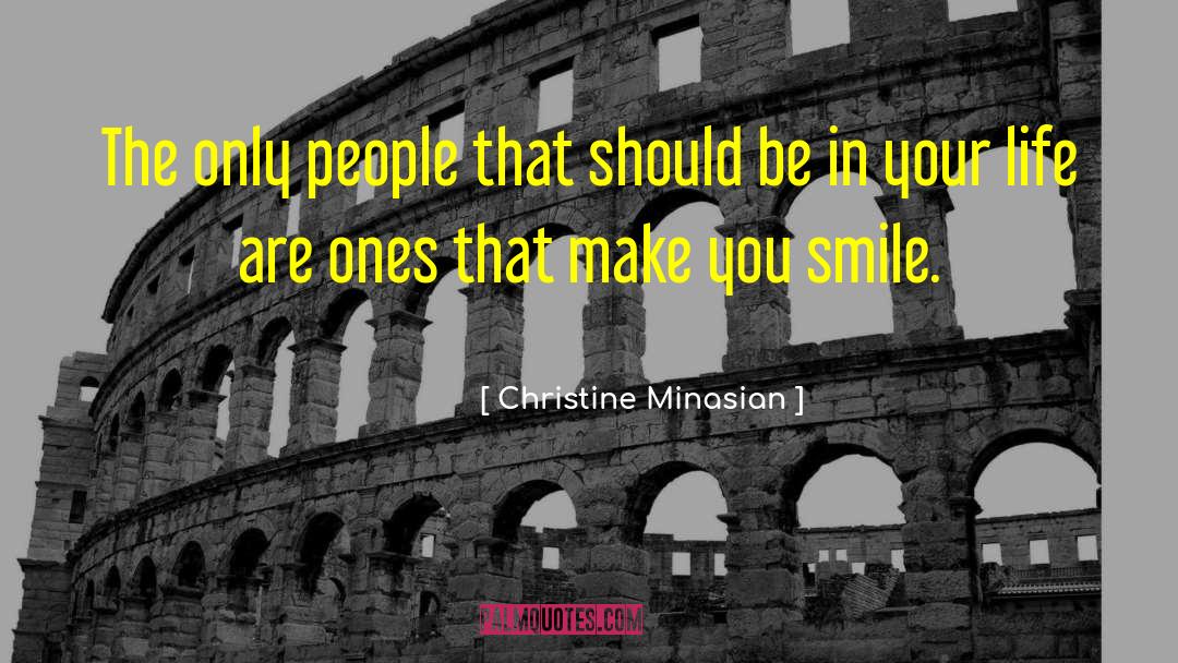 Thankful Smile quotes by Christine Minasian