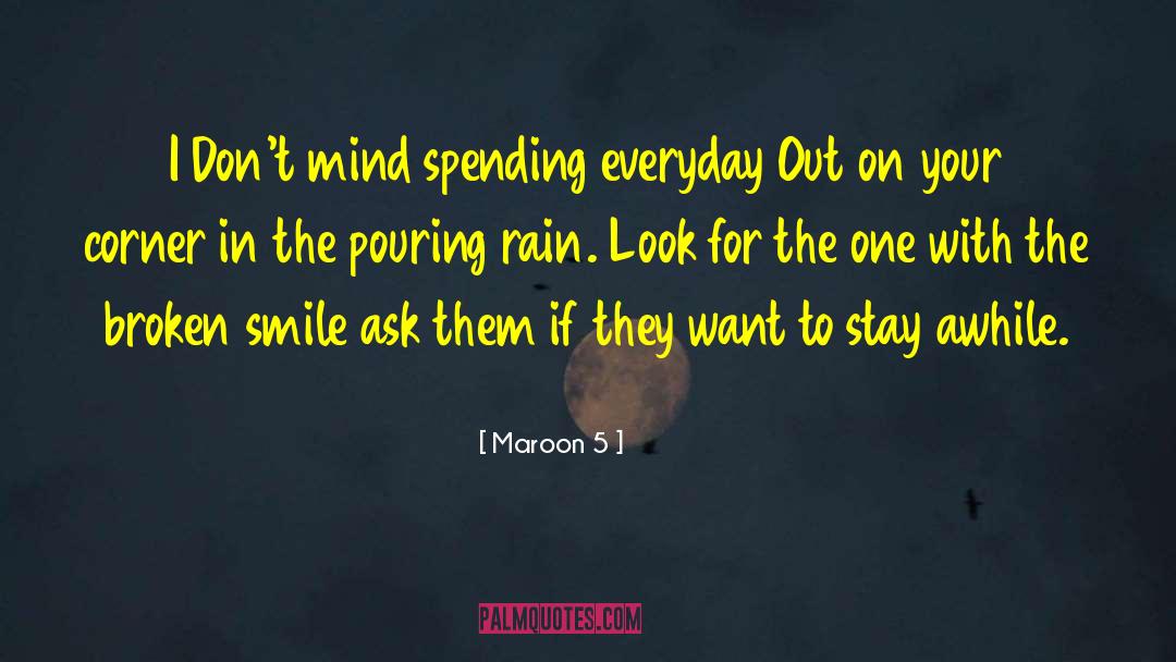Thankful Smile quotes by Maroon 5