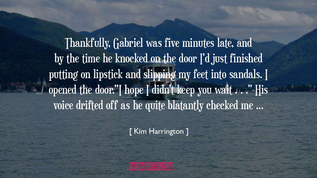 Thankfully quotes by Kim Harrington
