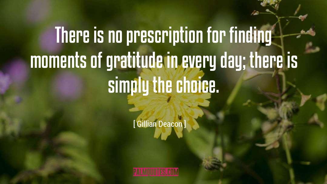 Thankfulnes quotes by Gillian Deacon