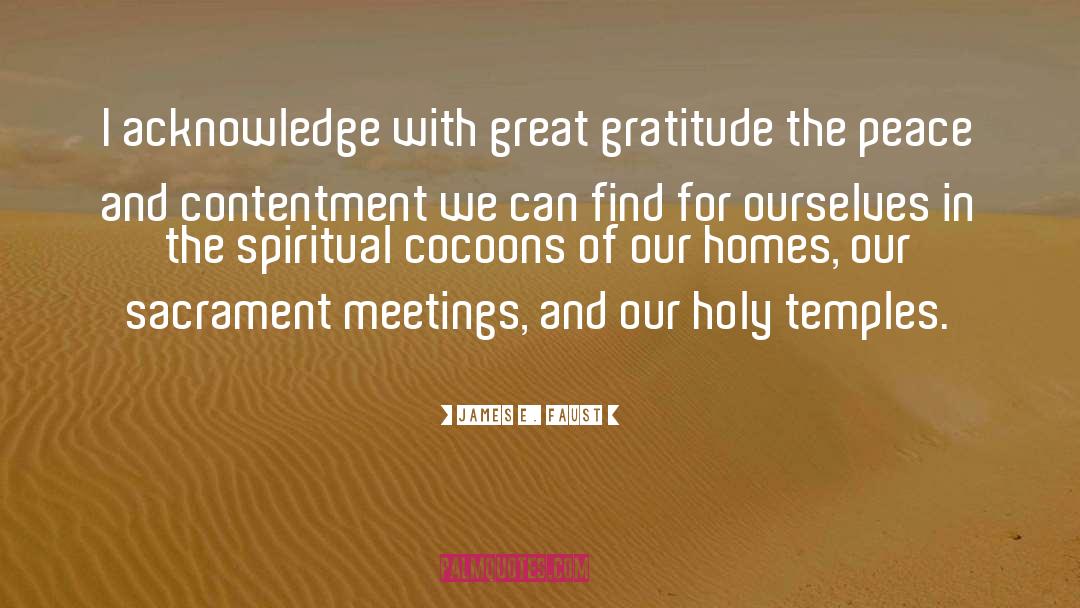 Thankfulness And Gratitude quotes by James E. Faust