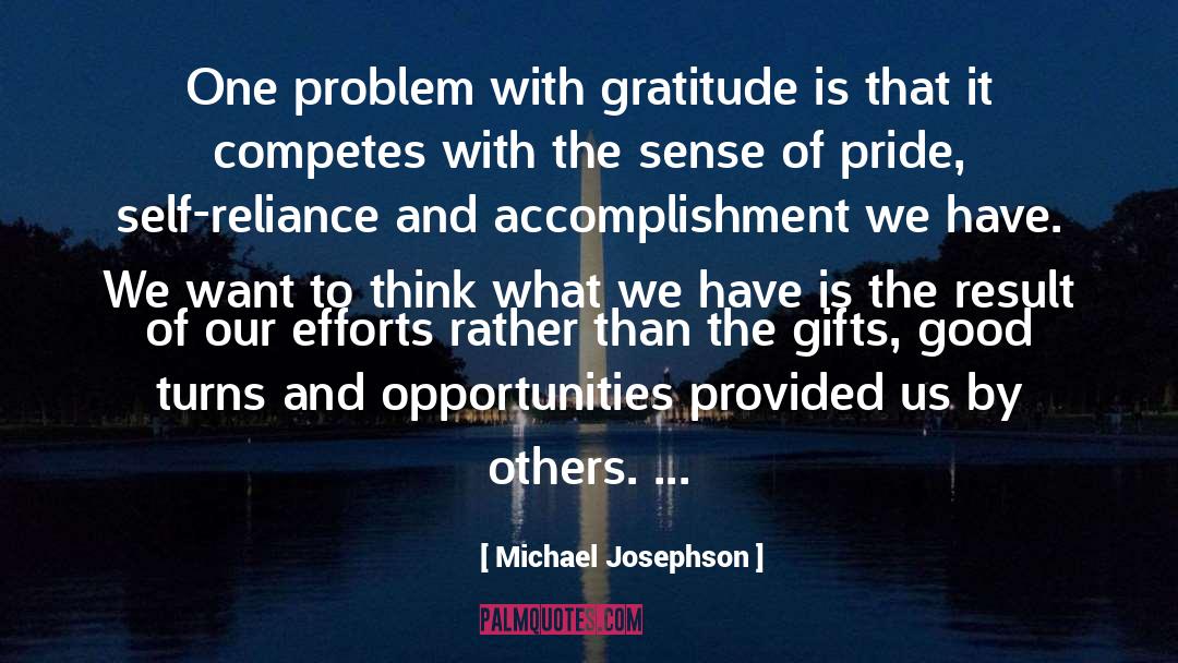 Thankfulness And Gratitude quotes by Michael Josephson