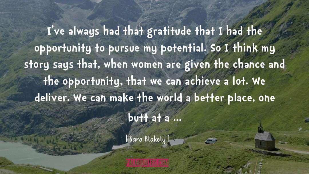 Thankfulness And Gratitude quotes by Sara Blakely