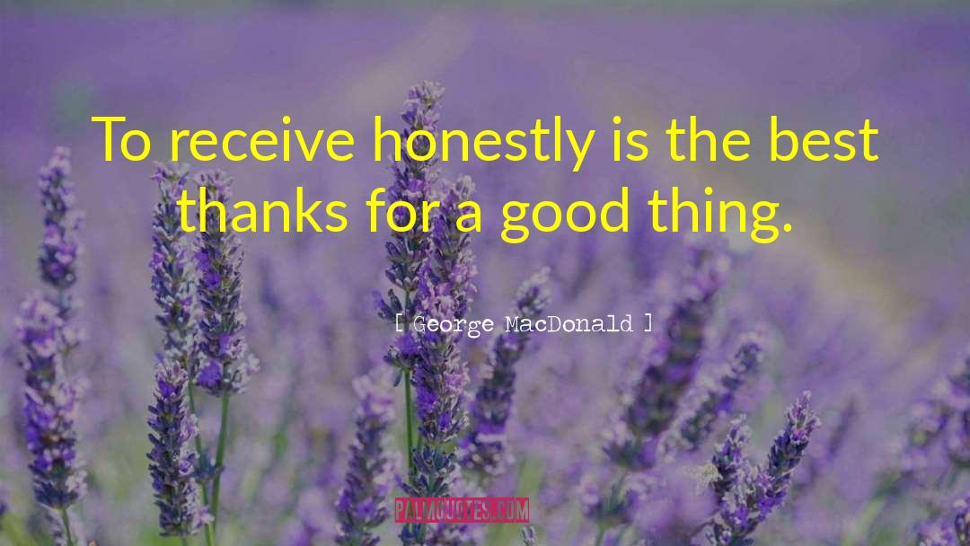 Thankfulness quotes by George MacDonald