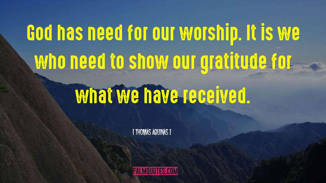 Thankfulness quotes by Thomas Aquinas