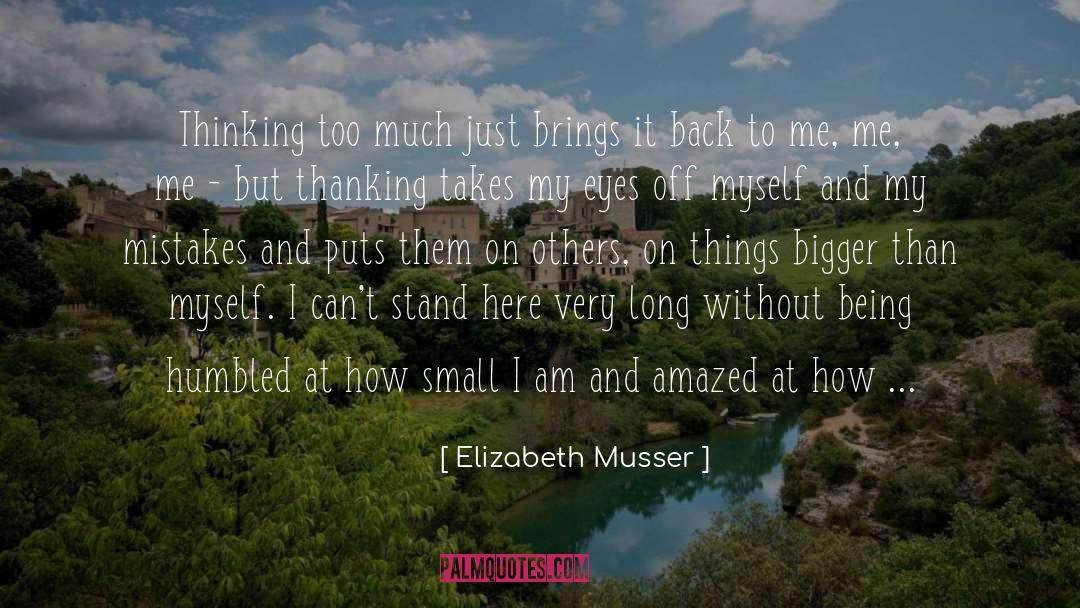 Thanking quotes by Elizabeth Musser