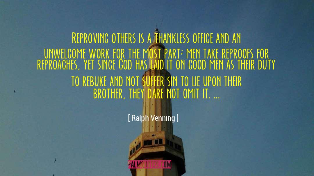 Thankless quotes by Ralph Venning