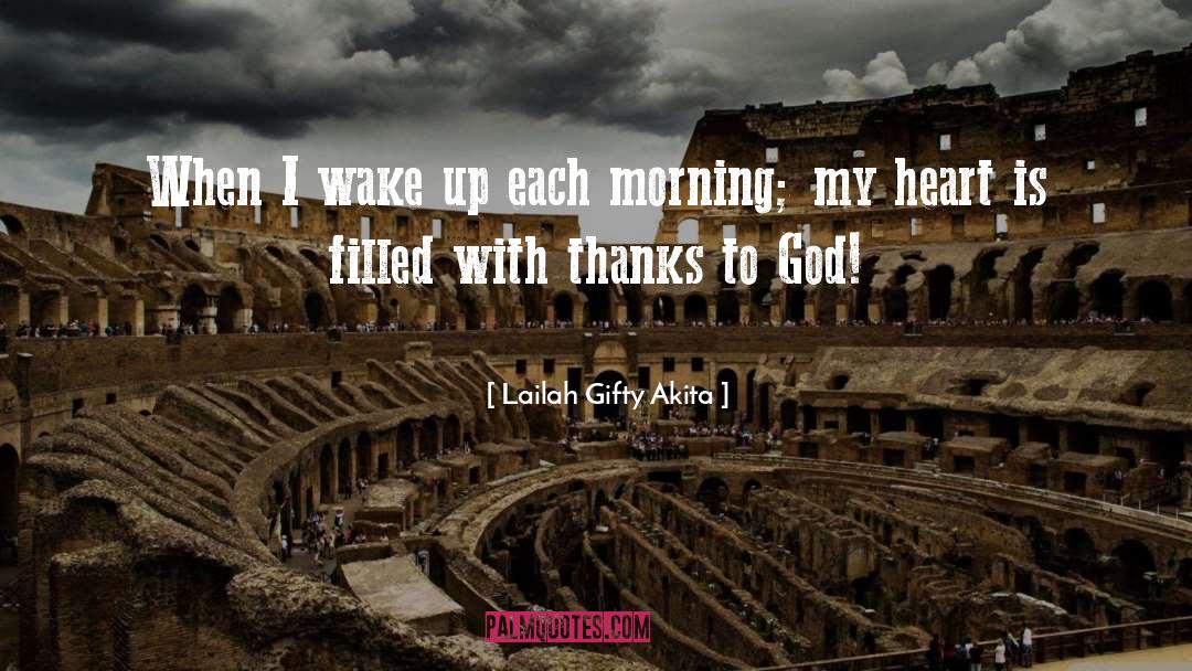Thanks To God quotes by Lailah Gifty Akita