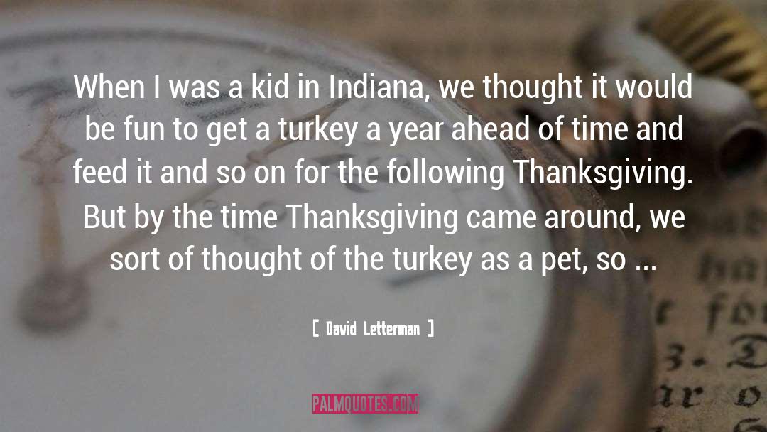 Thanksgiving Chalk quotes by David Letterman