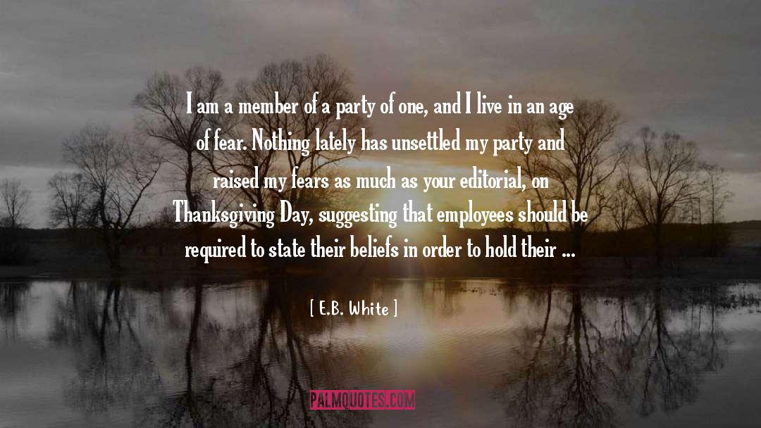 Thanksgiving Day quotes by E.B. White