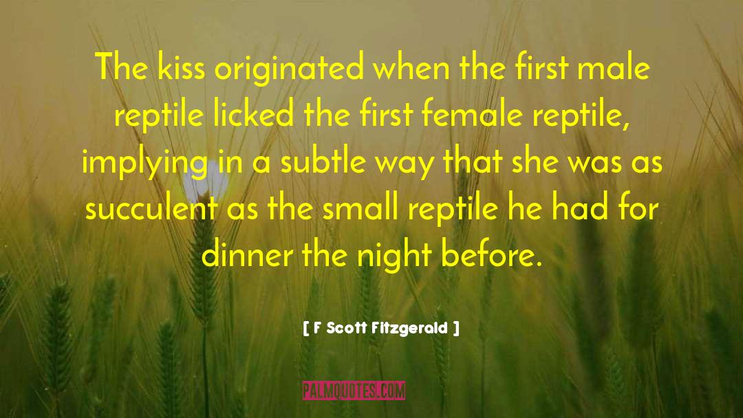 Thanksgiving Dinner quotes by F Scott Fitzgerald