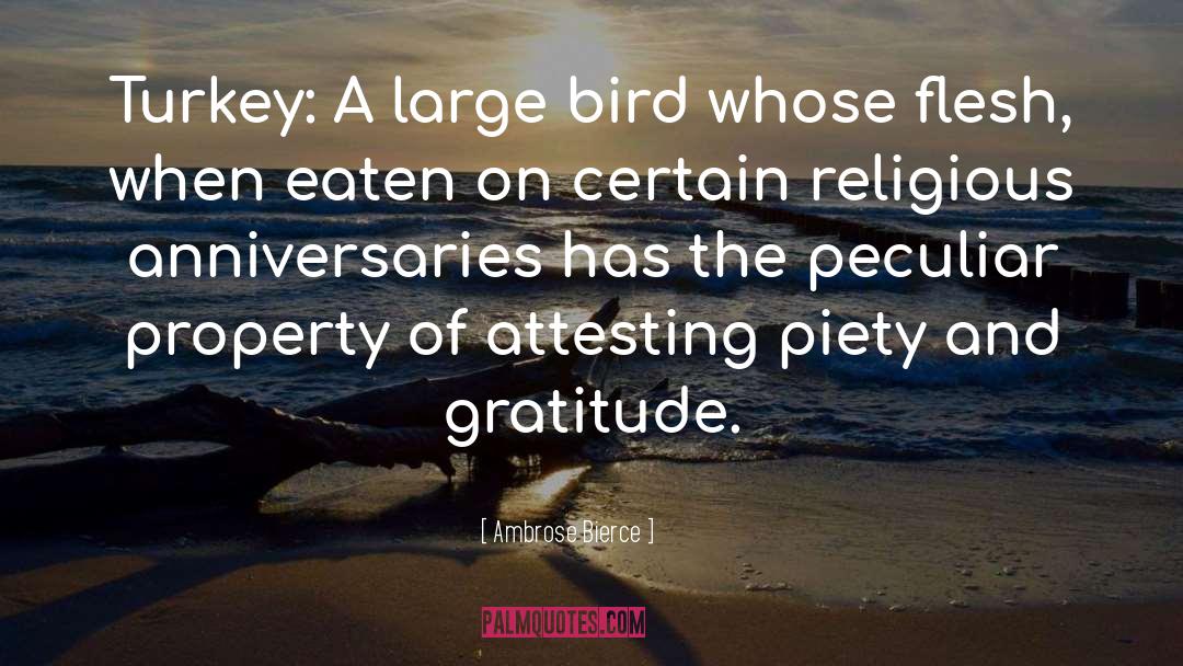 Thanksgiving Gratitude quotes by Ambrose Bierce