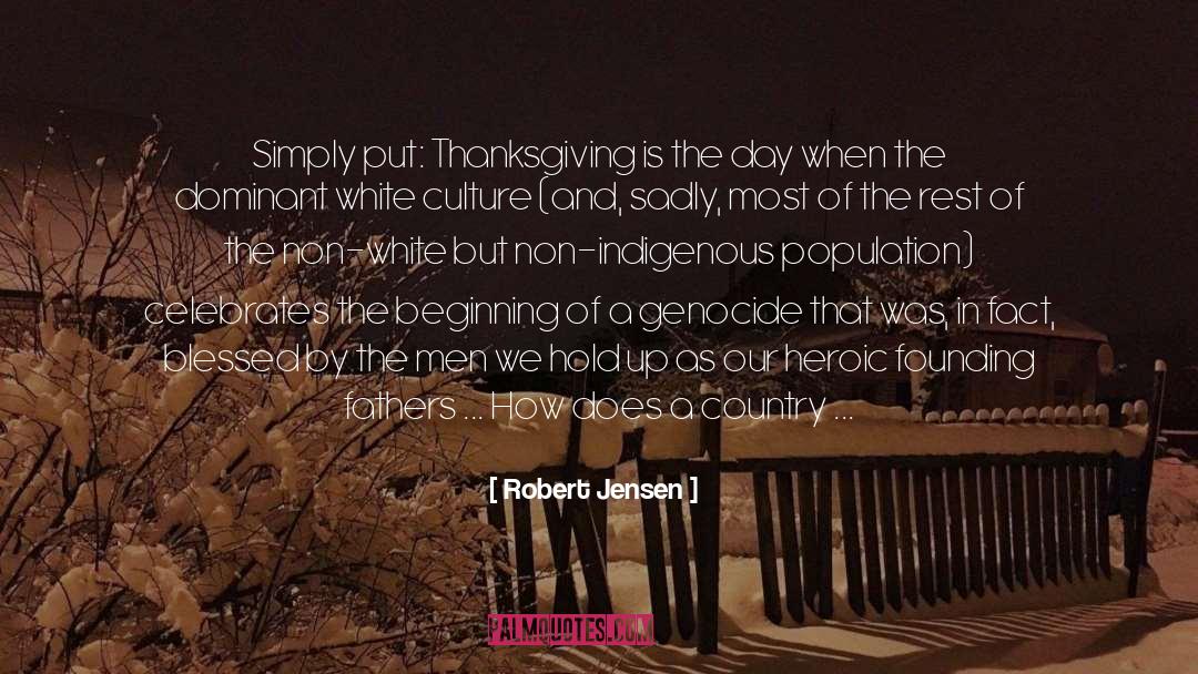 Thanksgiving quotes by Robert Jensen