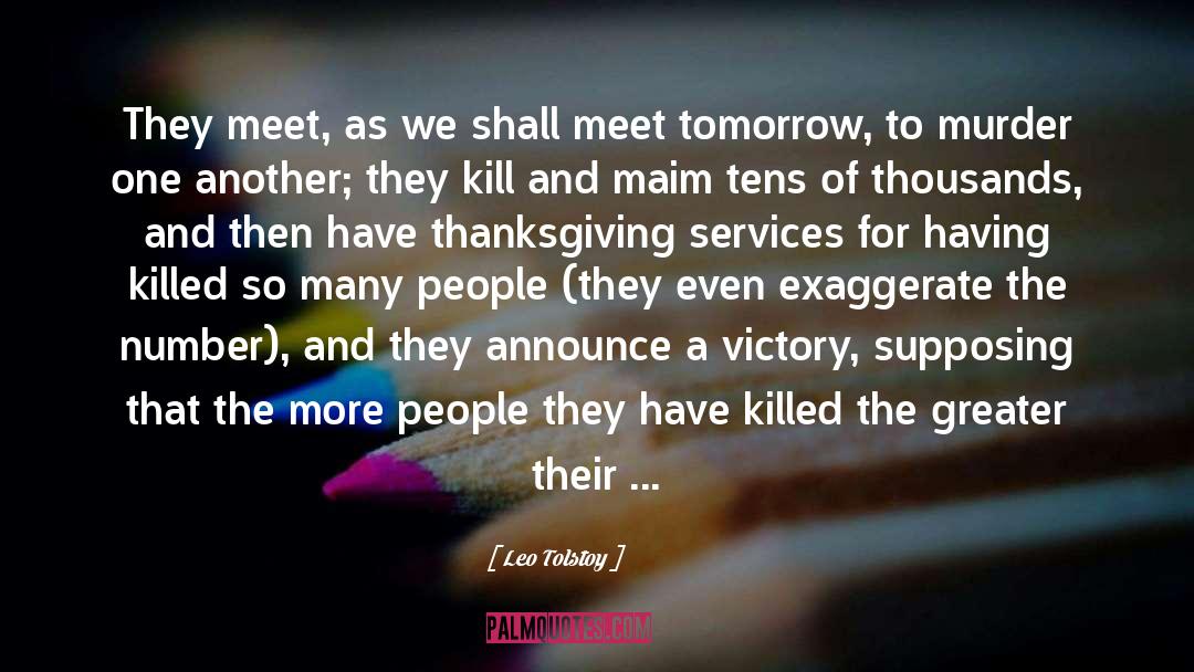 Thanksgiving quotes by Leo Tolstoy