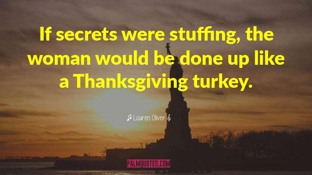 Thanksgiving Turkey quotes by Lauren Oliver