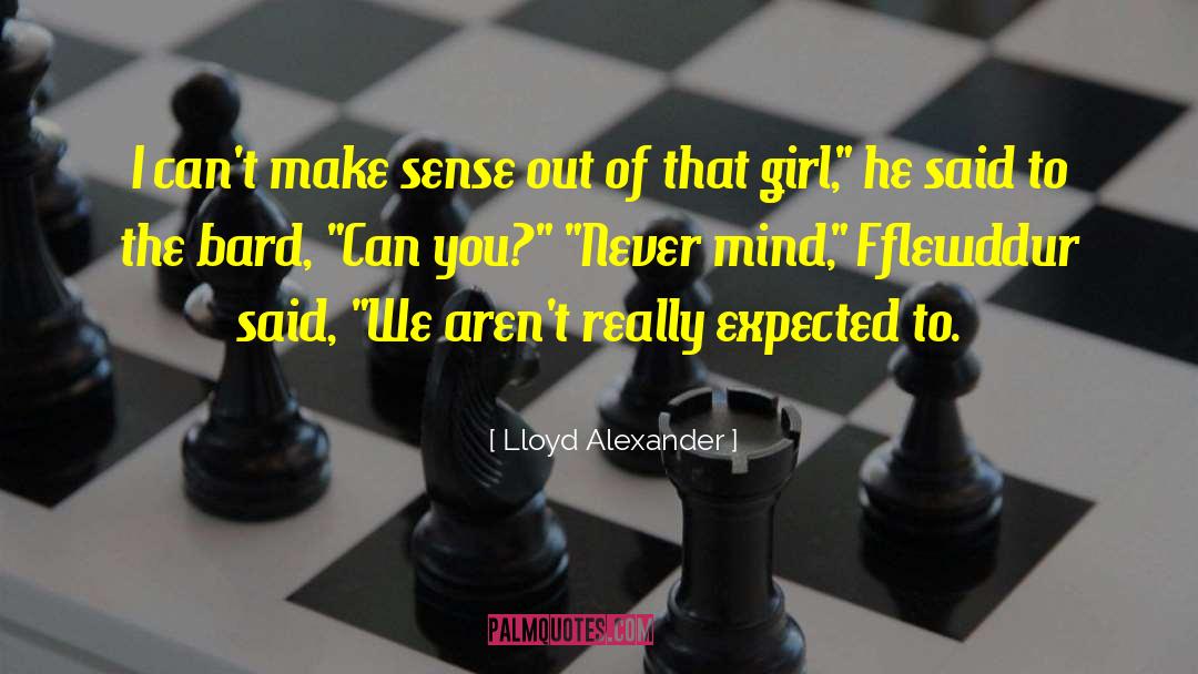 That Girl quotes by Lloyd Alexander