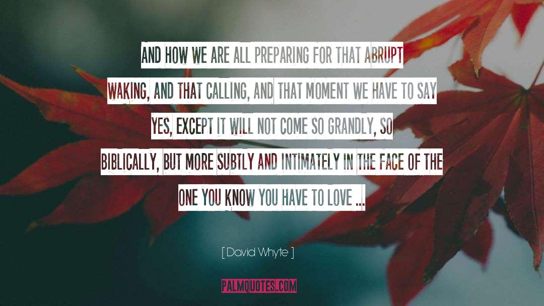 That Moment quotes by David Whyte