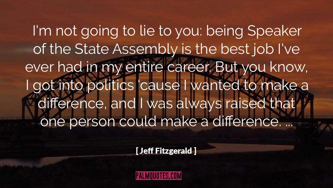 That One Person quotes by Jeff Fitzgerald