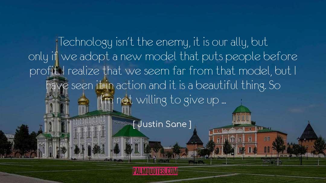 Thats Beautiful quotes by Justin Sane