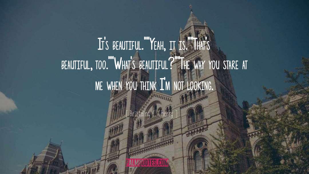 Thats Beautiful quotes by Brittainy C. Cherry