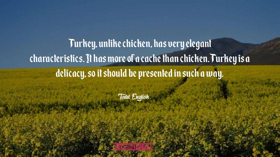Thawa Turkey quotes by Todd English