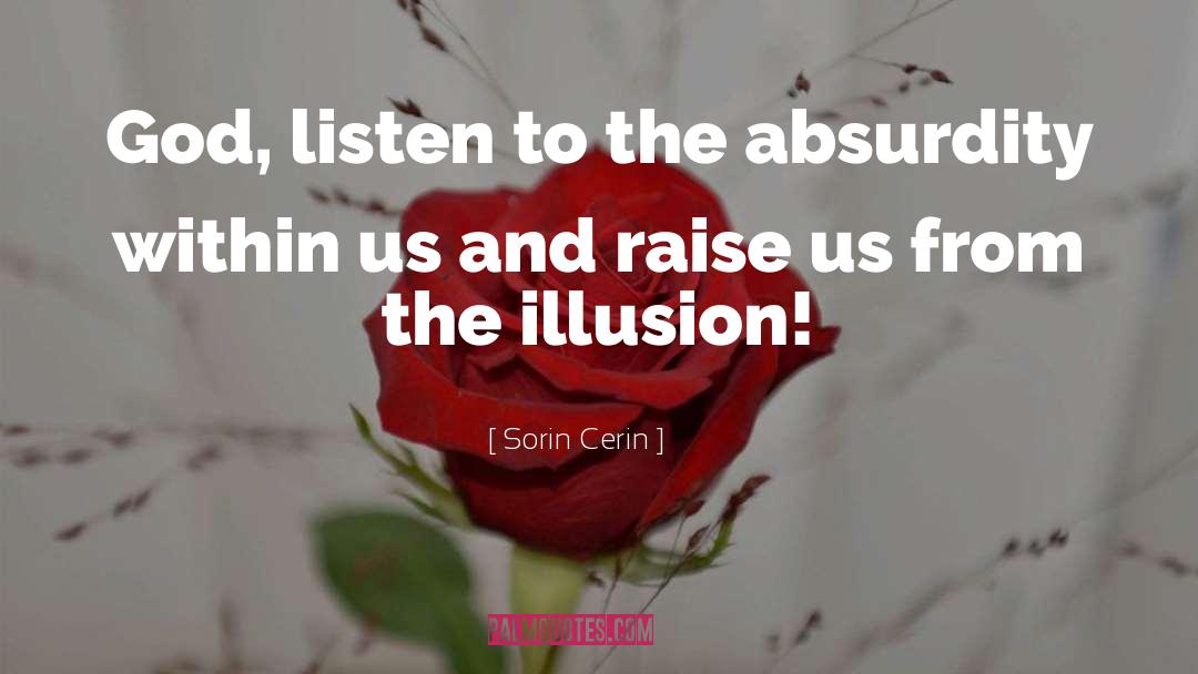 The Absurdity quotes by Sorin Cerin