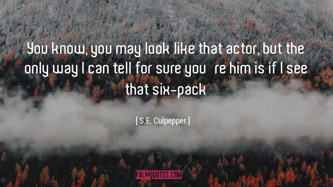 The Actor S Vow quotes by S.E. Culpepper
