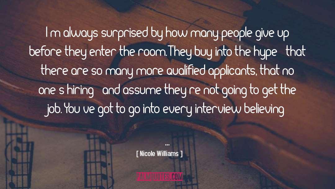 The Alumni Interview quotes by Nicole Williams