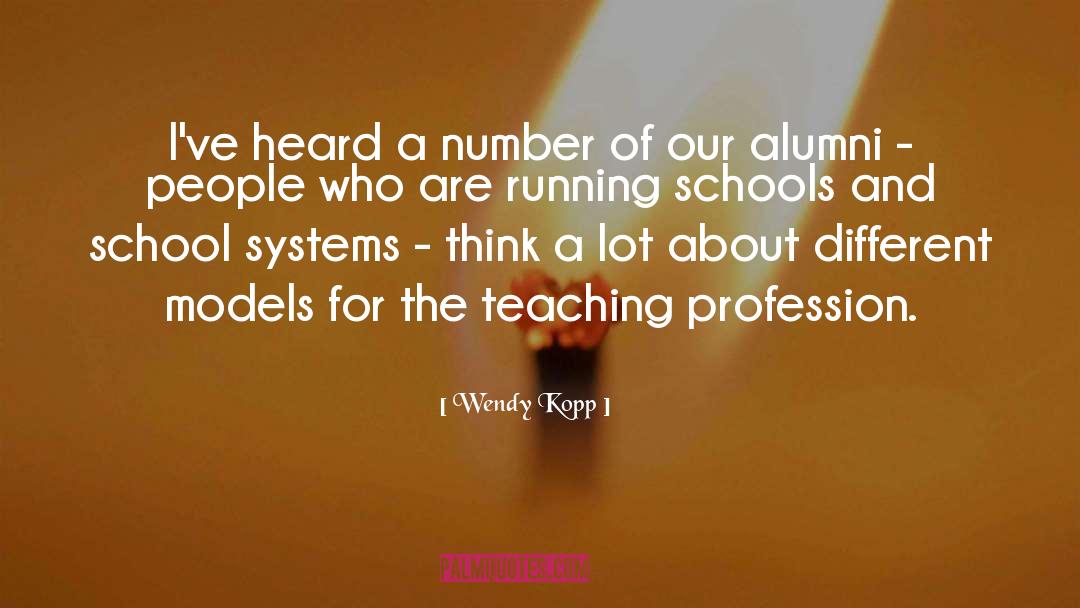 The Alumni Interview quotes by Wendy Kopp