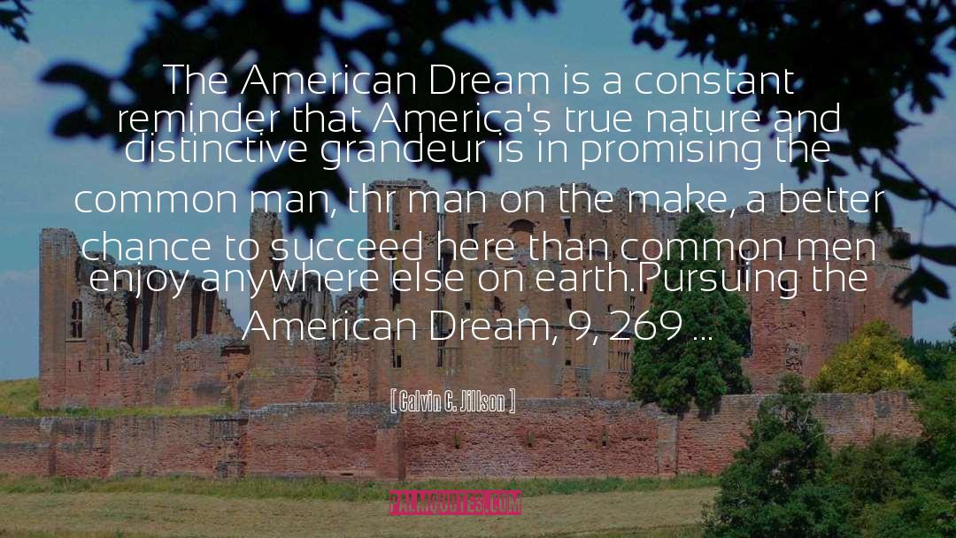 The American Dream quotes by Calvin C. Jillson