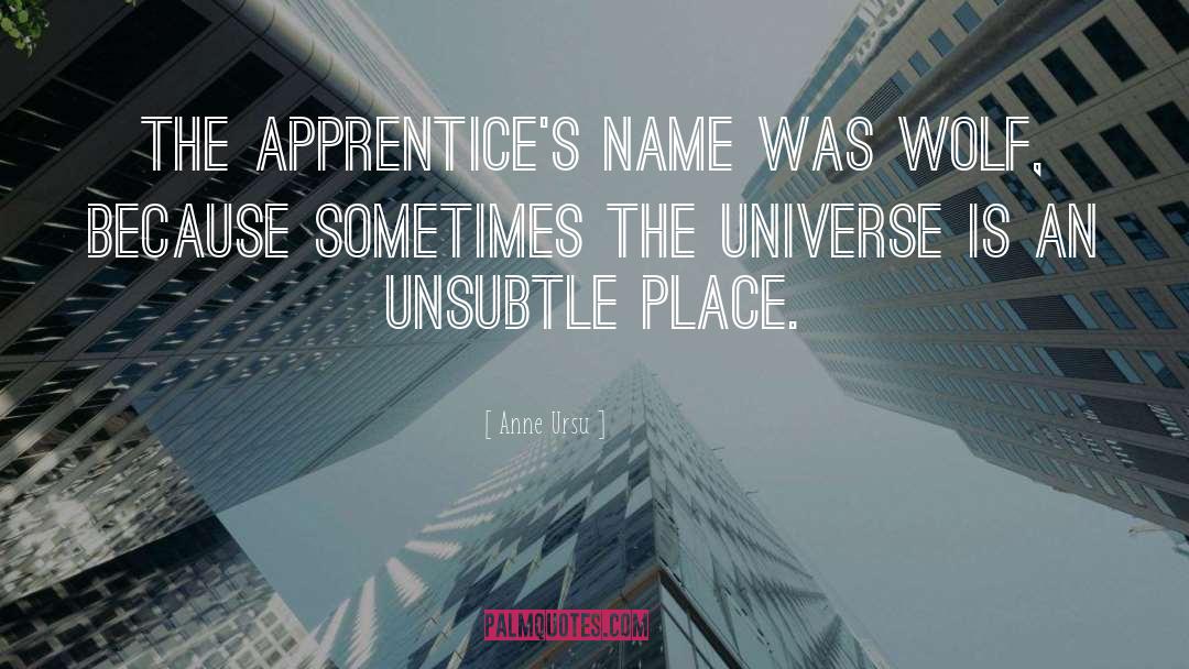 The Apprentices quotes by Anne Ursu