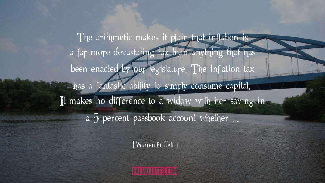 The Arithmetic quotes by Warren Buffett