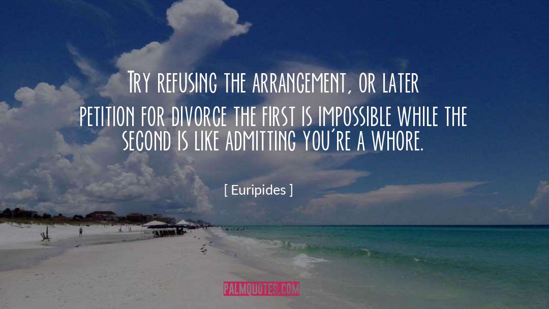 The Arrangement quotes by Euripides