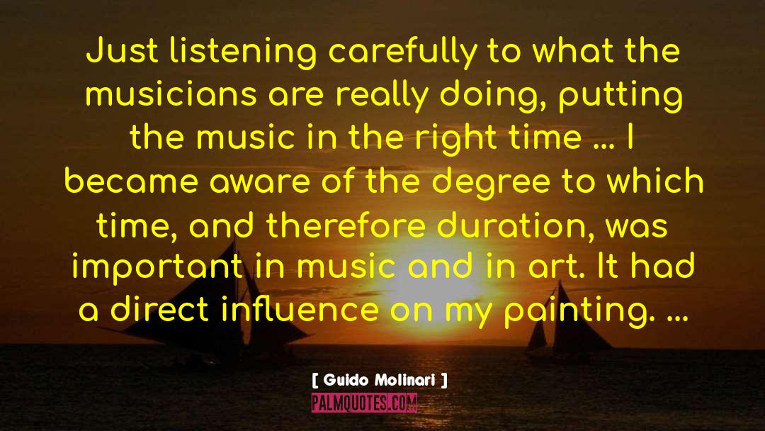 The Art Of Listening Ny Times quotes by Guido Molinari