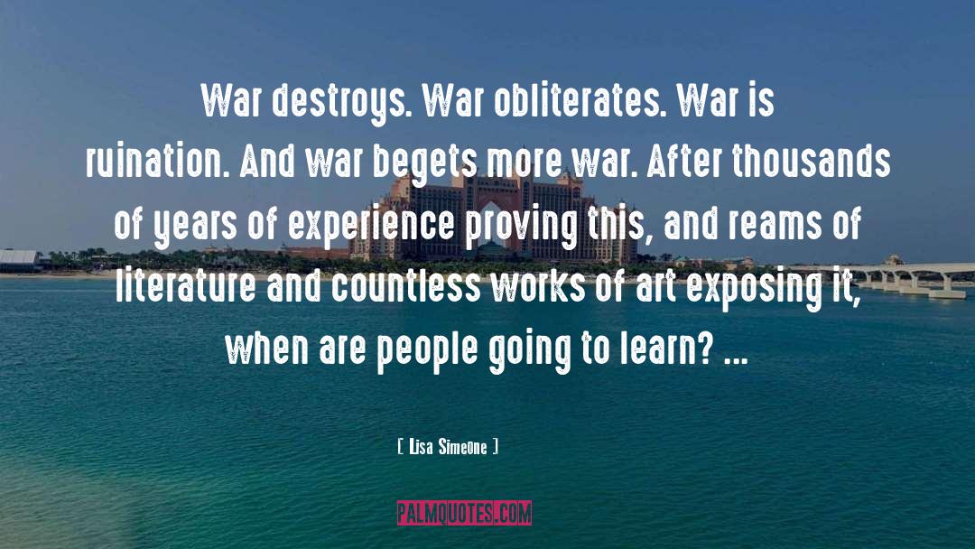 The Art Of War Best Quote quotes by Lisa Simeone