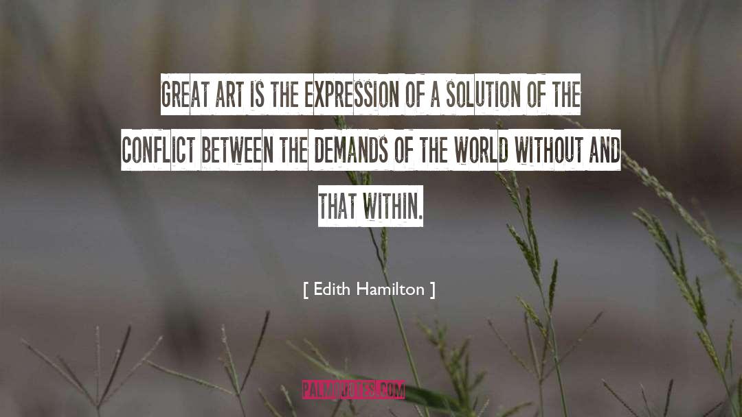 The Art Of Warfare quotes by Edith Hamilton