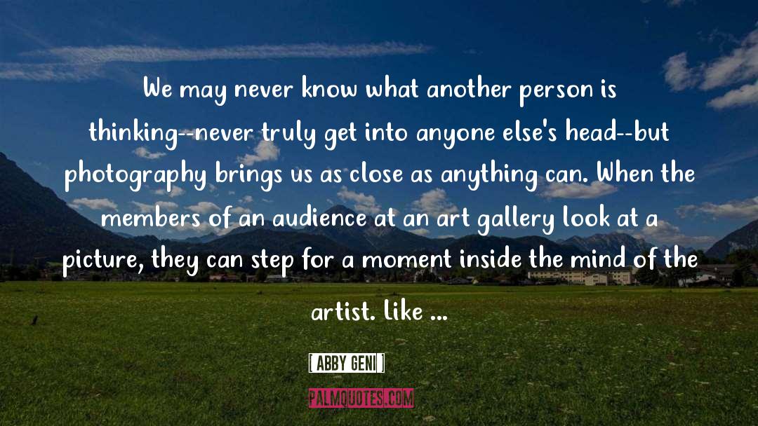 The Artist quotes by Abby Geni