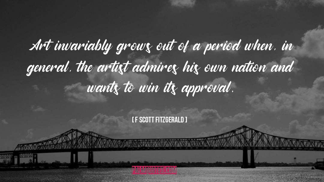 The Artist quotes by F Scott Fitzgerald