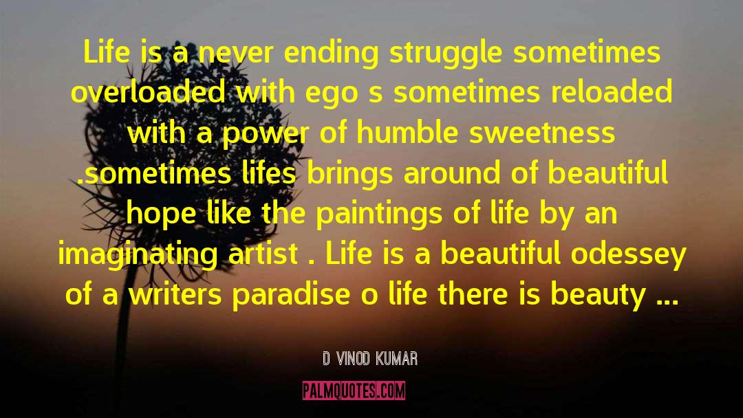 The Artist S Way quotes by D Vinod Kumar
