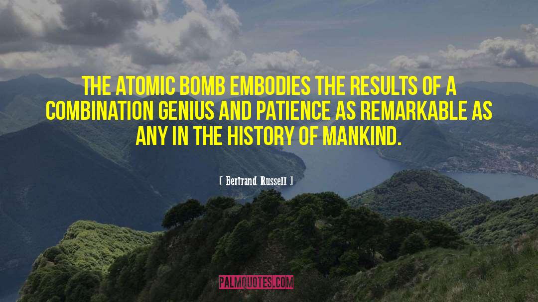 The Atomic Bomb quotes by Bertrand Russell