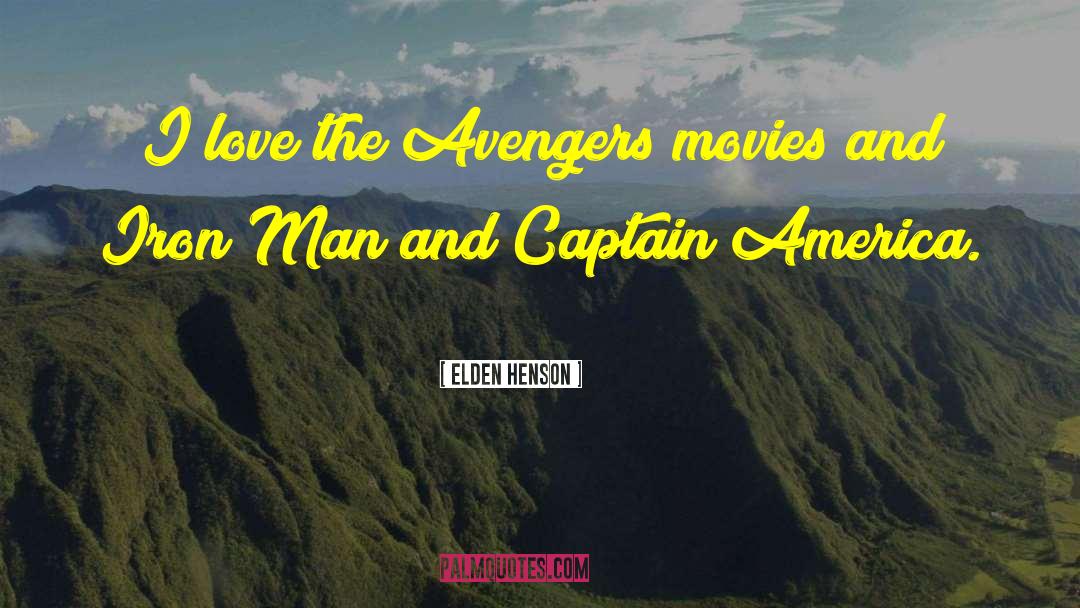 The Avengers quotes by Elden Henson