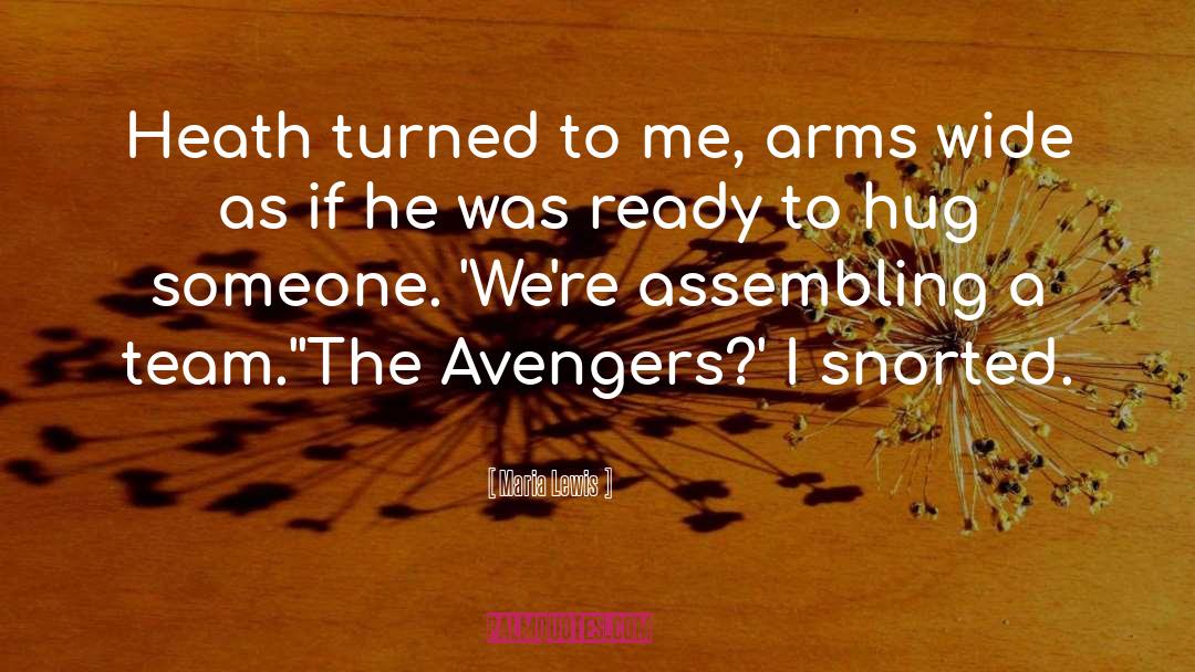 The Avengers quotes by Maria Lewis