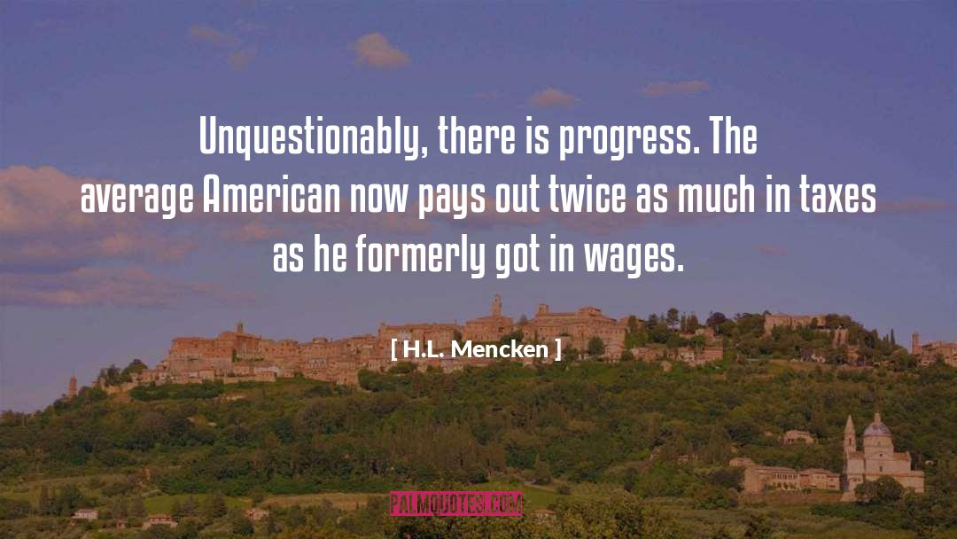 The Average American Marriage quotes by H.L. Mencken