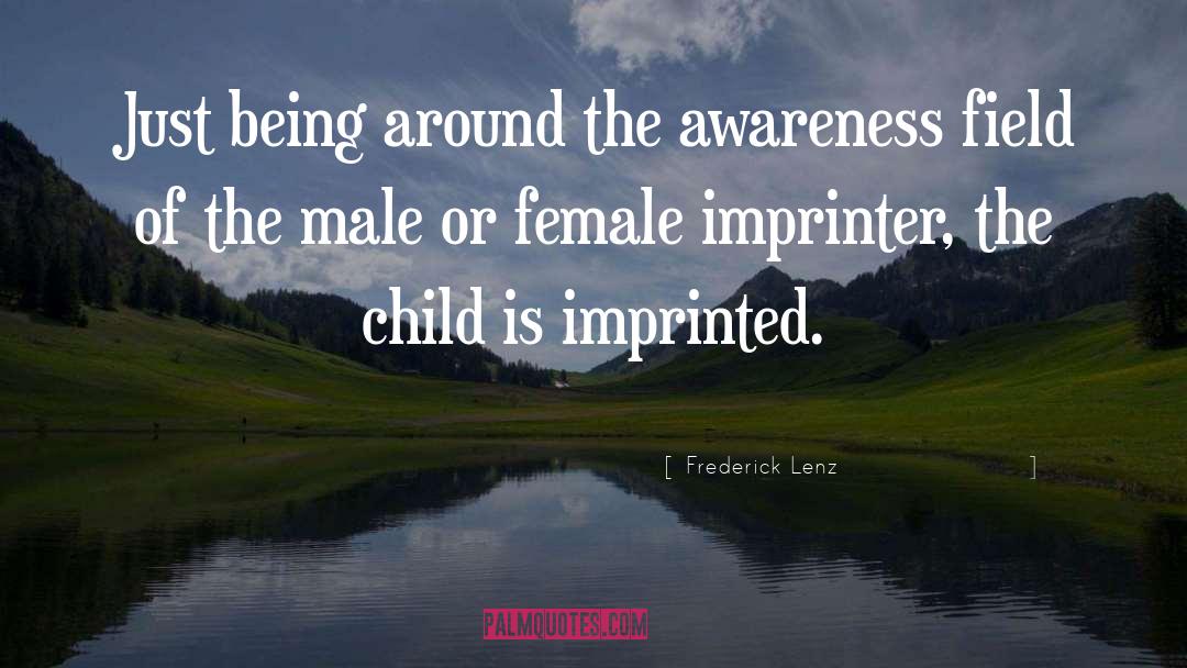 The Awareness quotes by Frederick Lenz